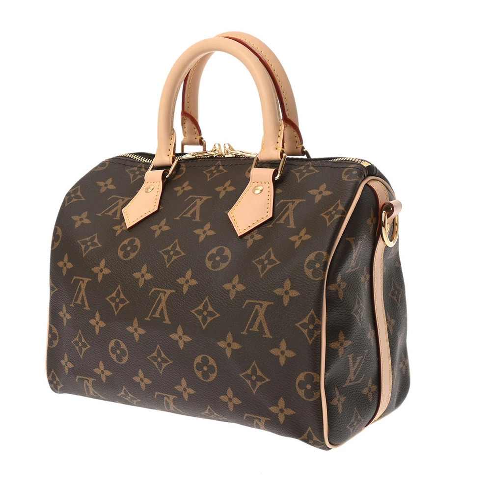 Louis Vuitton Bandoulire Brown Handbag Canvas Monogram Speedy Brown